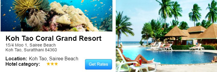 Sairee-Beach Hotel Koh Tao - Coral Grand Resort